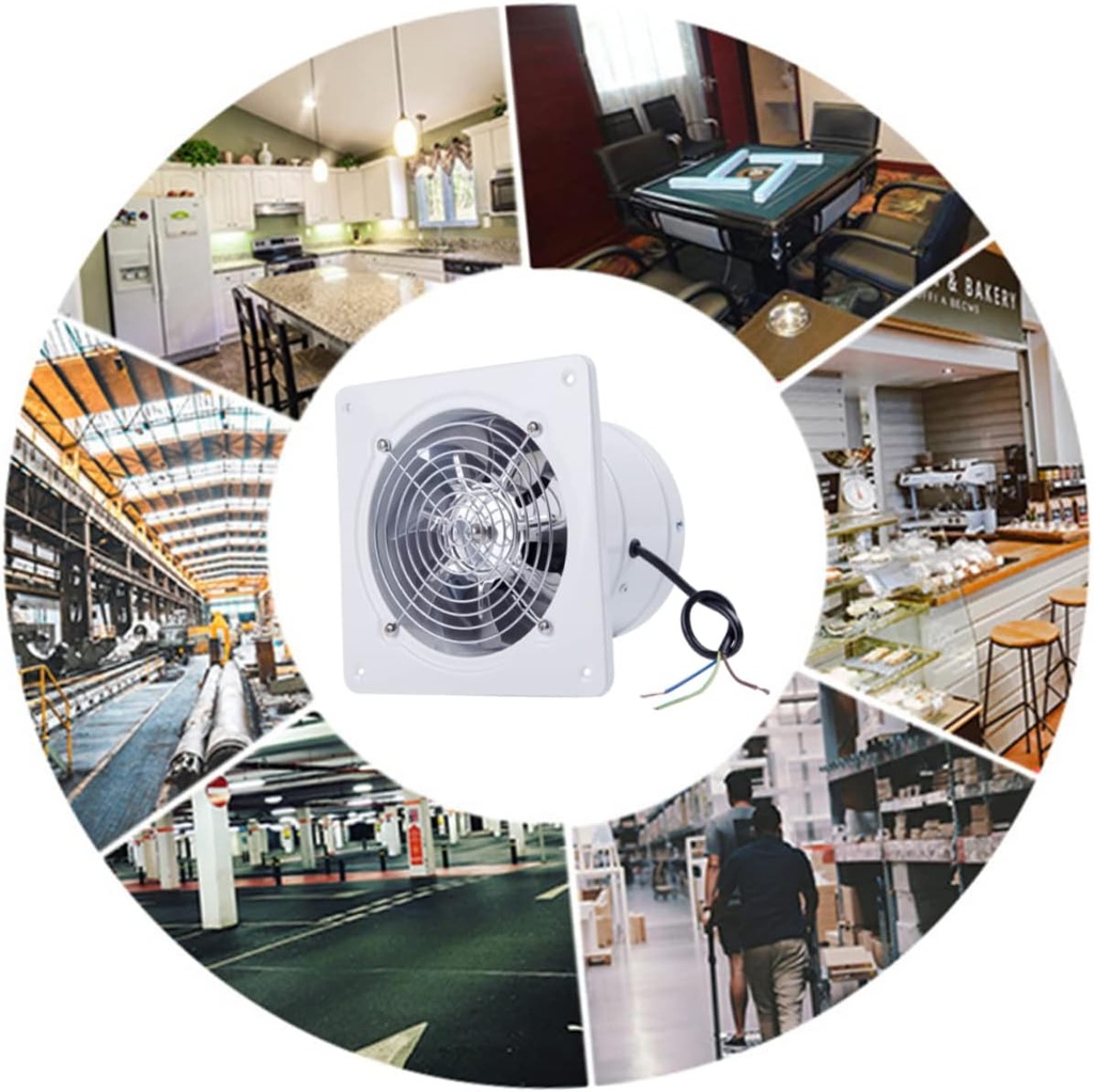 Ventilation Fan Extractor Fan Blades Strong Wind and Low Noise for Kitchen Bathroom