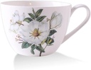 Camellia Bone China Cup Breakfast Cup Fresh Water Cup Home Ceramic Cup Vintage Porcelain Coffee Cup Kitchen Accessories