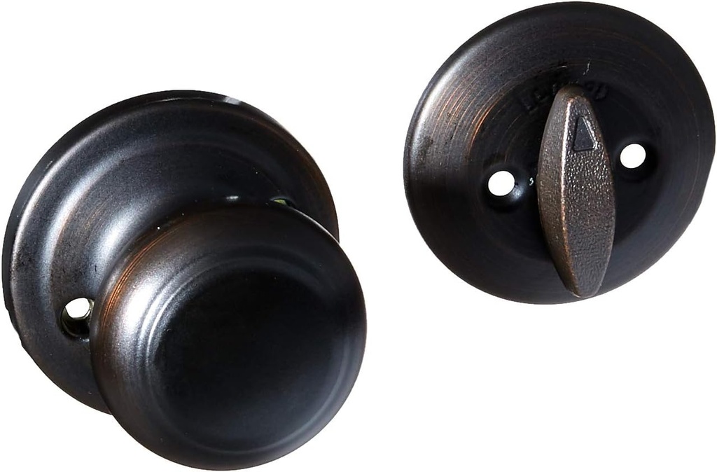 Kwikset 604CV-11PV1 Cove Signature Series Interior Single Cylinder Handleset Trim with New Chassis Venetian Bronze Finish