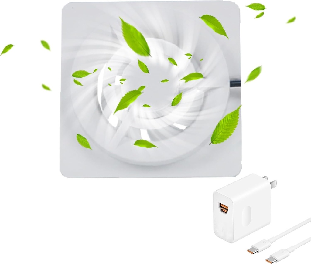 Air Conditioning Vent Exhaust Fan,2.5 Inch Wall Exhaust Fan 12V Household Ventilation Fan Adjustable Speed Low Noise for Window Ventilation(USB)