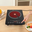 YIYIBYUS Electric Ceramic Stove,Electric Ceramic Hob, Electric Cooktop, Countertop Burner (Black)