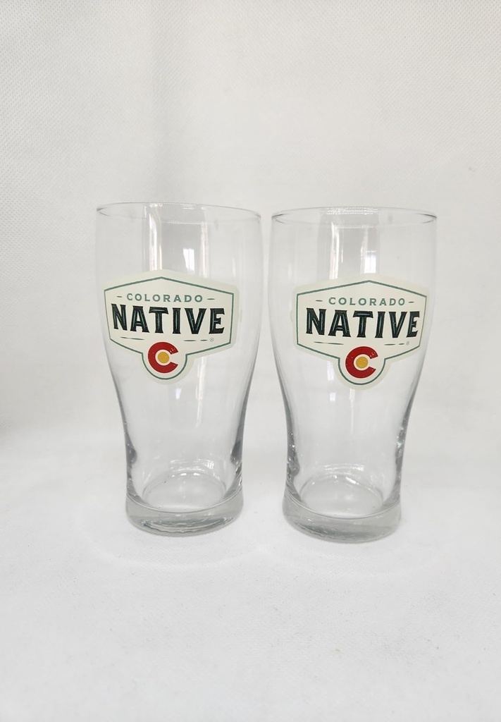 Colorado Native Amber Ale Pint Glass