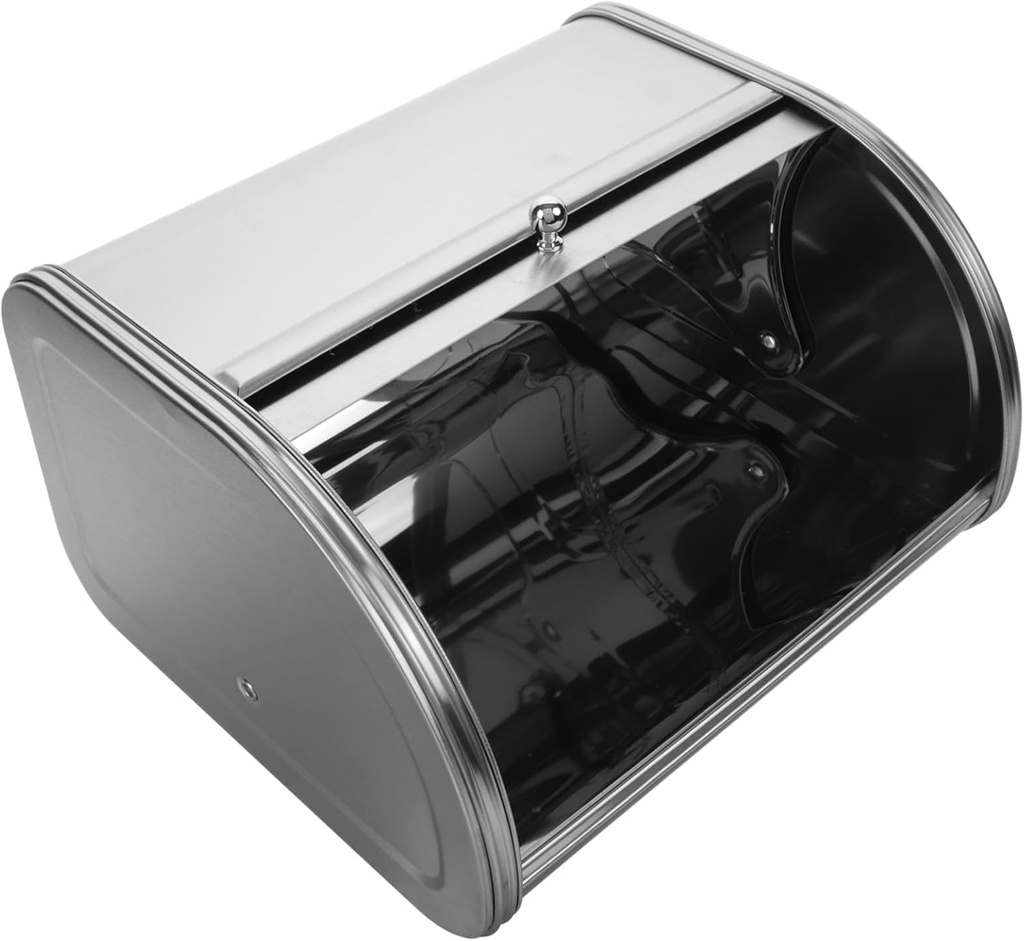 Bread Storage Box for Kitchen Countertop Stylish Food Organizer Capacity Versatile Storage for Breads Cookies and More and Easy to Clean