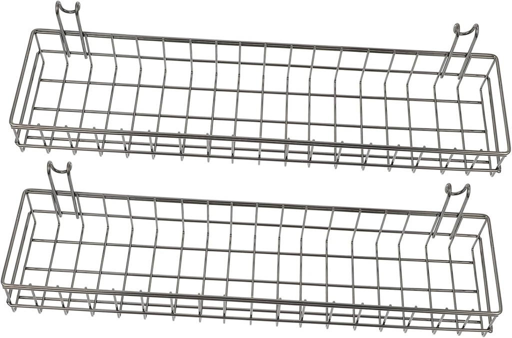 Metal Mesh Storage Basket Hanging for Kitchen Bathroom Office Dorm Sundries Organizer