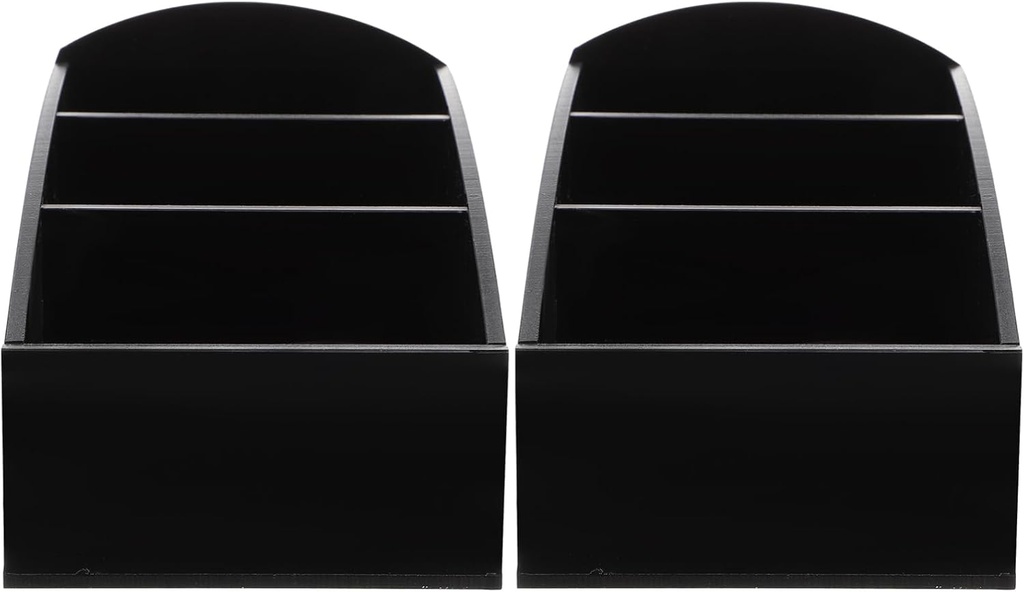 VOSAREA 2pcs Coffee Station Storage Box for Sugar and Tea Bags Acrylic Organizer for Kitchen Counter Stylish Tea Bag Holder for Use