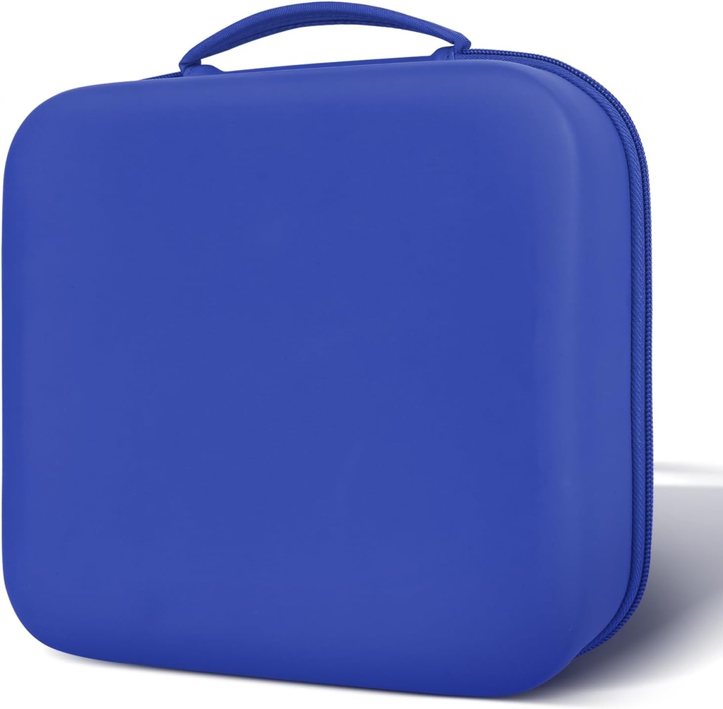 Linkidea Electric Lunch Box Carrying Case Compatible with Crock Pot, DUPASU, Aotto, LUNCHEAZE, Hard Shell Heated Lunch Box Bag with Space for Cable (Blue)