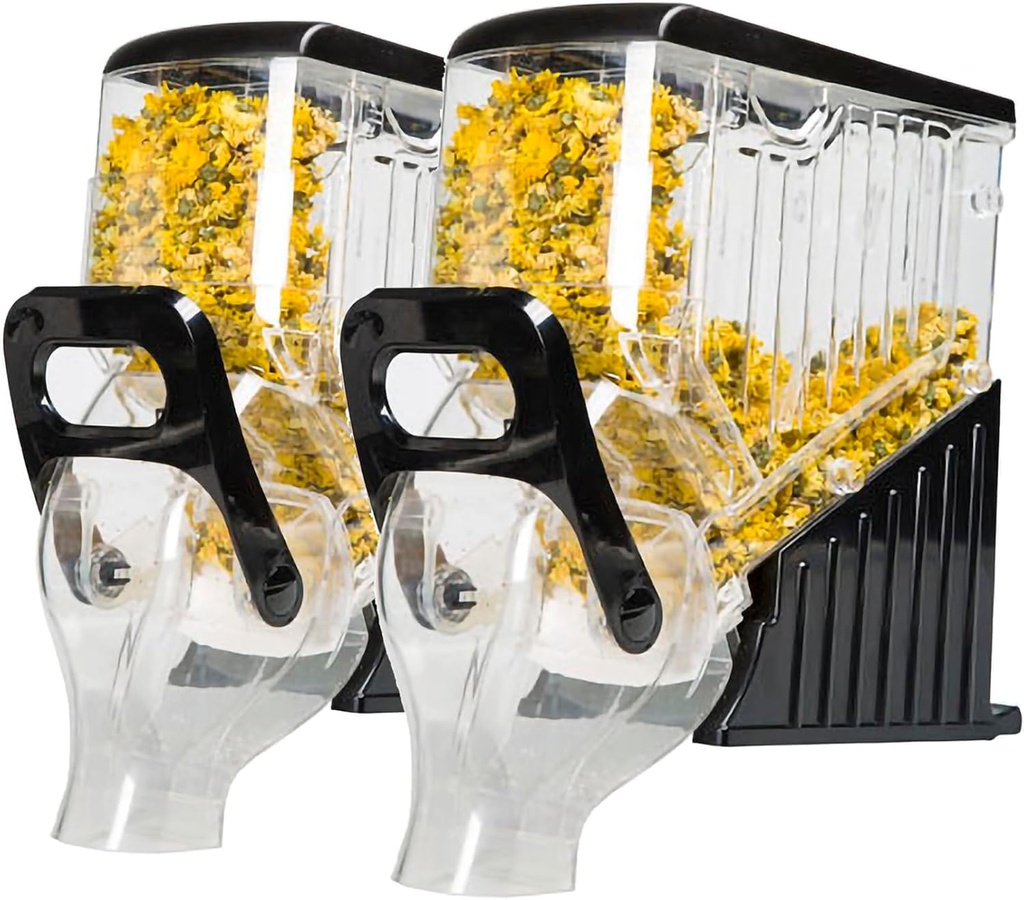 FixtureDisplays® 2.1 Gallon Gravity Bin Food Dispenser Cereal Dispenser Candy Dispenser 16928-2PK-NPF