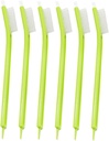 6Pcs Juicer Cleaning Brush with Plastic Bristles and Long Handle for Household Food Processor and Soymilk Machine Daily Use