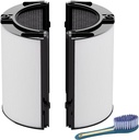 Leemone 360° Combi 2 in 1 HEPA+Carbon Replacement Filter Compatible with Dyson TP06 HP06 PH02 PH01 PH03 PH04 HP09 TP09 HP07 TP07 TP10 HP10, H13 Grade True HEPA Replacement Filter