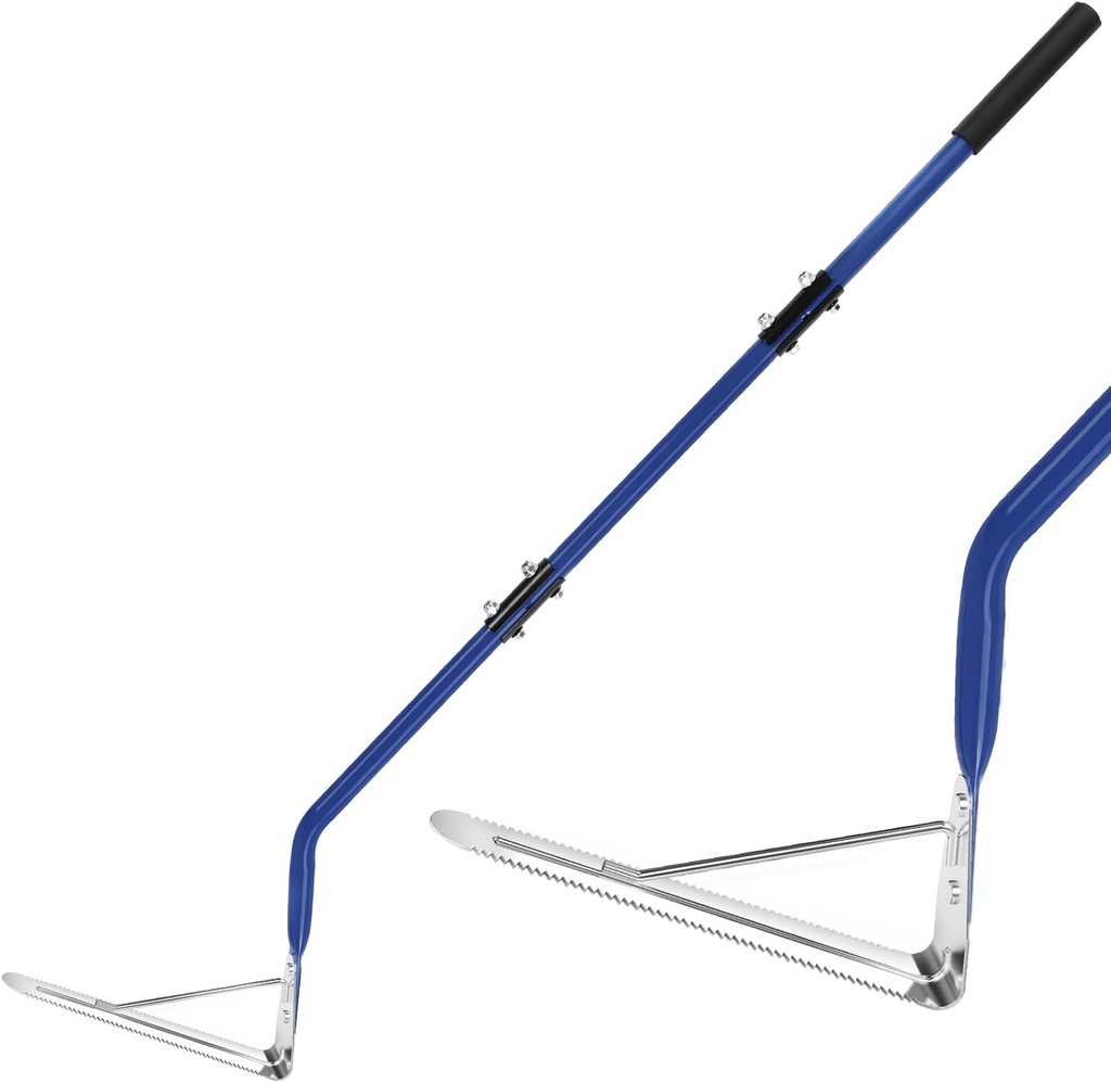 Blade Grass Cutter & Weed Sling Blade for Tall Grass and Overgrown Weeds, Stainless Steel Reinforcement Bar.