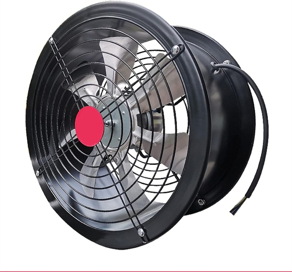 Ventilation Fans 8/10/12 Inch Duct High-Speed Fan, Wall Commercial Industrial Exhaust Axial Flow Fan, Metal Powerful Fume Extractor Exhaust Fan Exhaust Fan,8inch