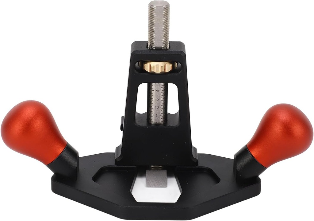 Woodworking Router Plane Handheld Grooving Tool Hand Router Trimming Plane Anodic Oxidation Treatment Blade Hand Planer for Wood Crafting