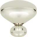 Atlas Homewares A804-PN 1-3/4-Inch Euro-Tech Collection Robins Egg Knob, Polished Nickel