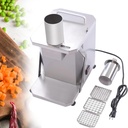 200 W Commercial Vegetable Dicer Electric Fruit Dicing Machine Heavy Duty Stainless Steel Electric Carrot Potato Onion Granular Cube Cutting Shredder Food Processor,12x12