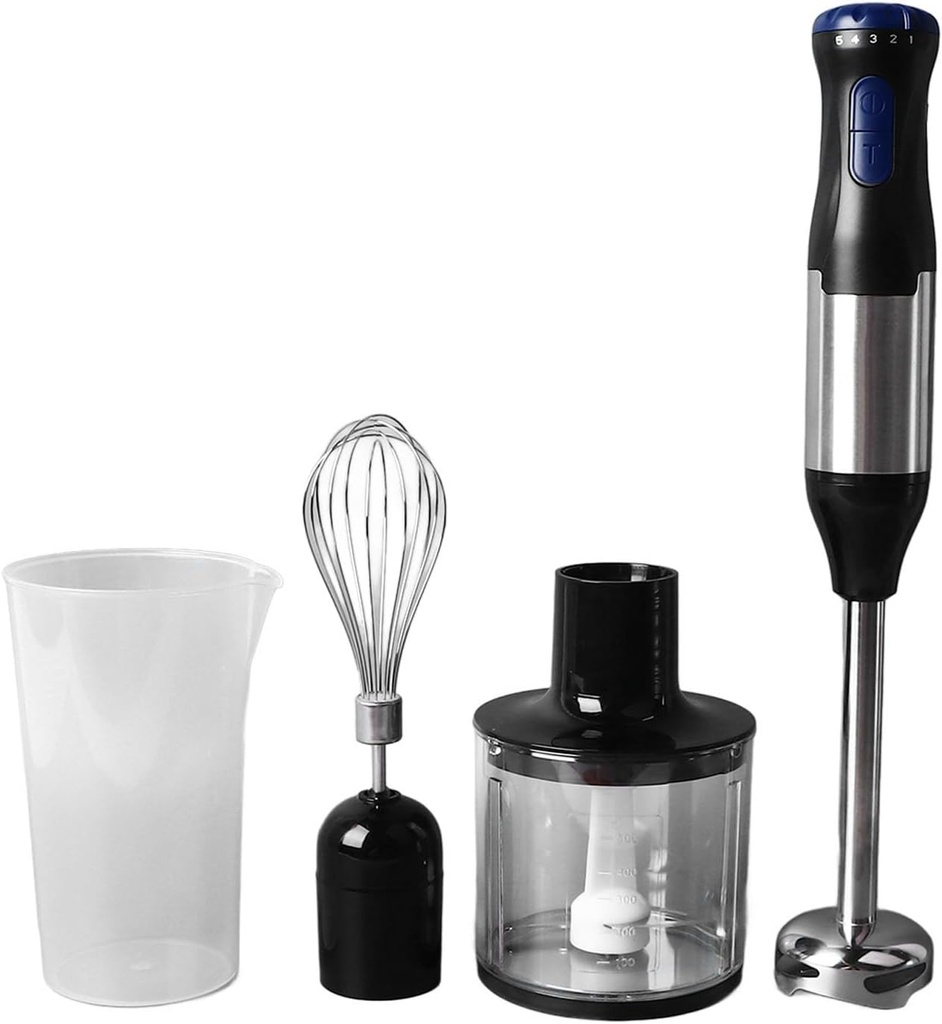 Electric Hand Mixer Milk Frother Handheld for Coffee 5 Speed Adjustable Stainless Steel Electric Whisk with Beater Head Bowl,110V