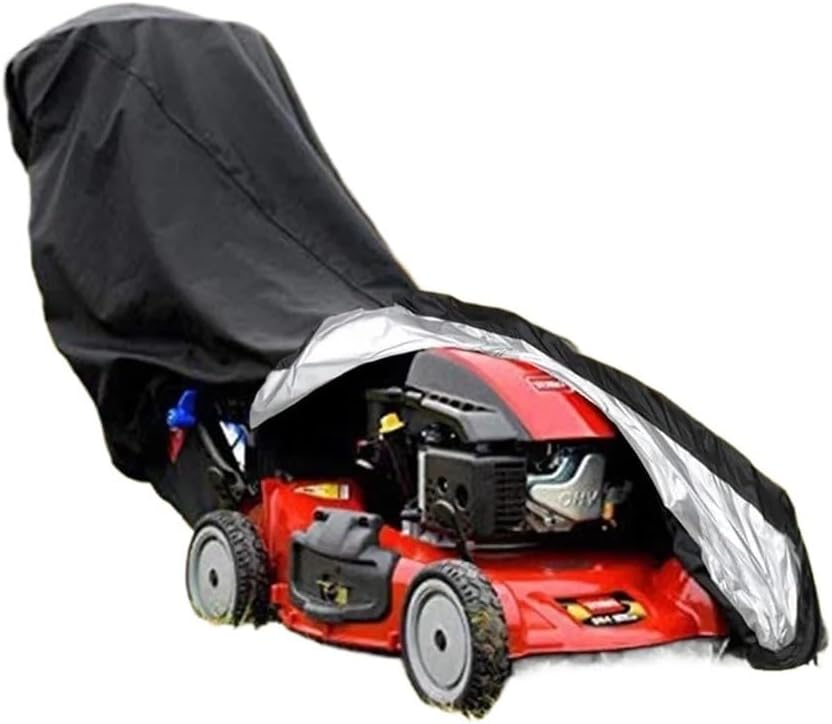210D Oxford Waterproof Cover Compatible with Lawn Mower Outdoor Garden Furniture Snowblower Dustproof Protection Shade
