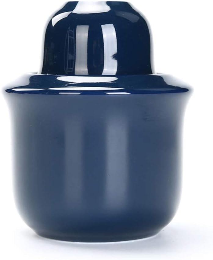 Sake Set of Cup Wine Glass Set Ceramic Cups Crafts Wine Glasses 3 Pieces Japanese Style Traditional Retro Porcelain Crafts Wine Glass Set for Warm/Cold Sake Se