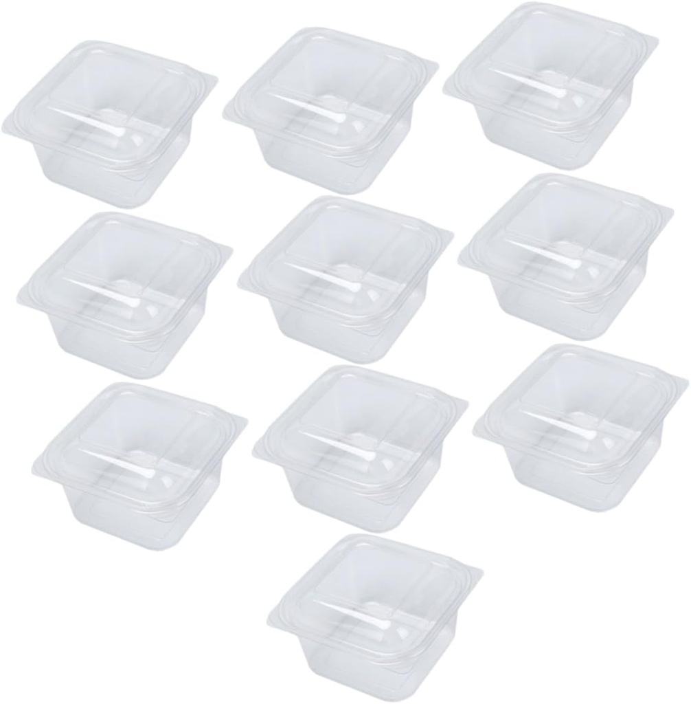 10pcs Cake Storage Container for Muffins and Cupcakes Dessert Box for Packaging Donuts Smooth Surface for Easy Handling for Shipping and Gifting