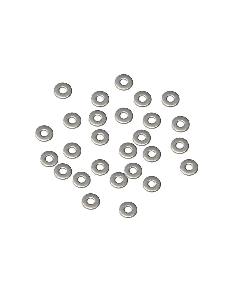IMScrews M3 Large Flat Washers - 304 Stainless Steel Washers (Pack of 100) - Durable Hardware for Various Applications