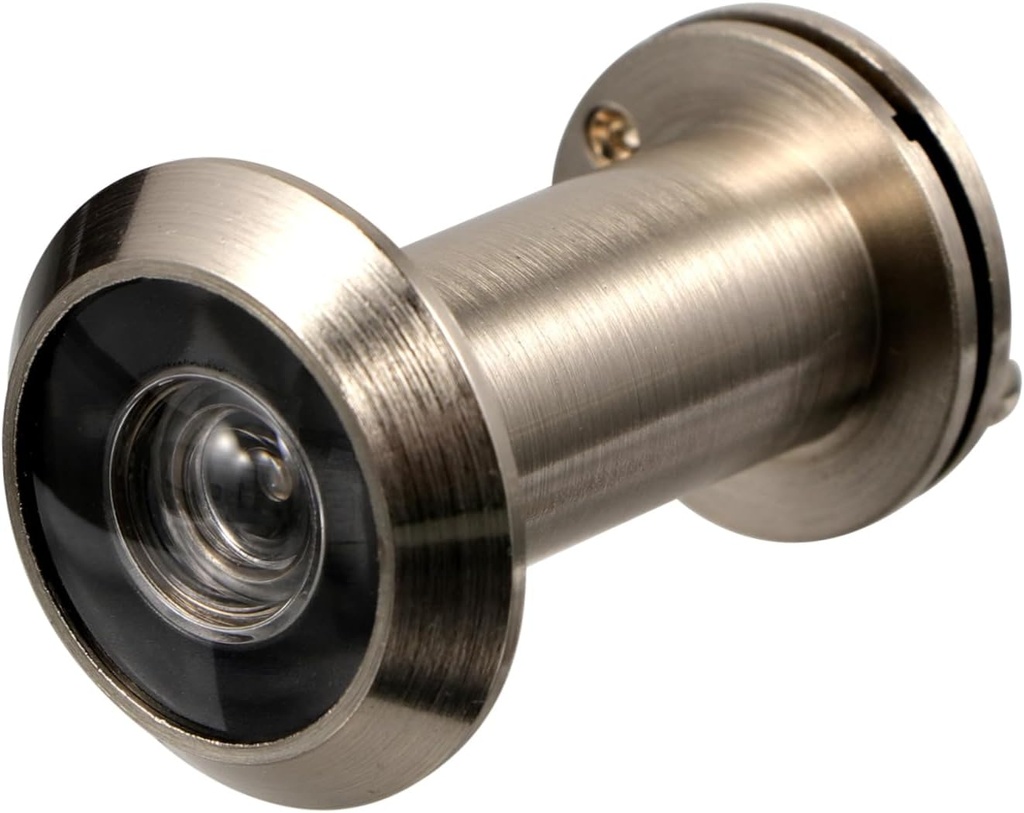 Tofficu Copper Anti-Theft Door Viewer with Privacy Cover Universal Security Peephole for Home Easy Installation High Definition