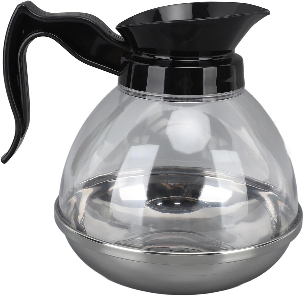 Replacement Coffee Pot - Coffee Pot Decanter - 1.2QT ABS Universal Coffee Maker Pot with Comfortable Handle and Tight Fit Spout - for Coffee Machine Stove