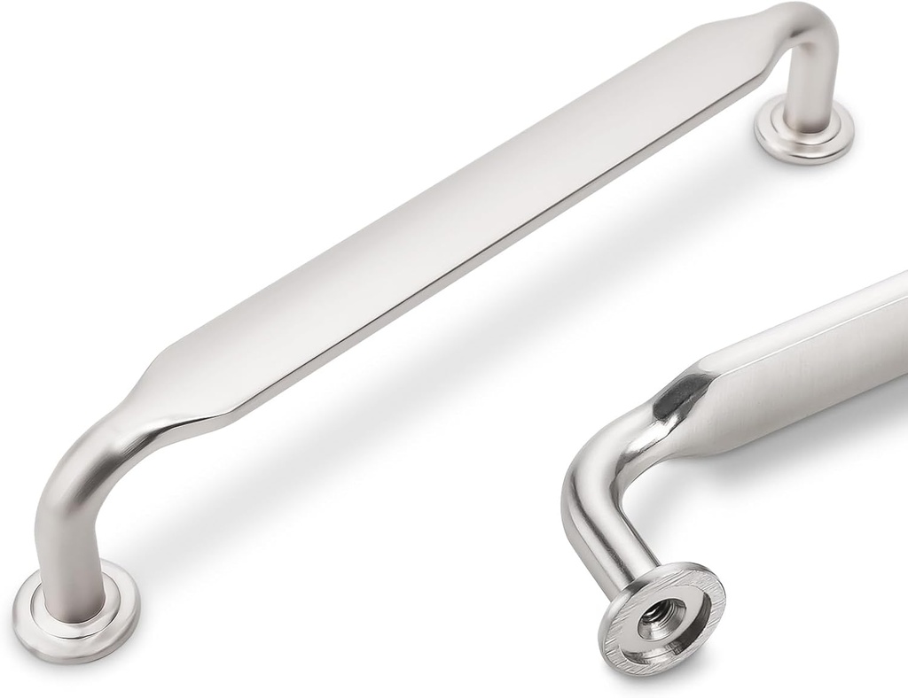 10 Pack Brushed Nickel Cabinet Pulls 5 Inch(128mm) Kitchen Cabinet Handles Cabinet Hardware for Drawer Pulls