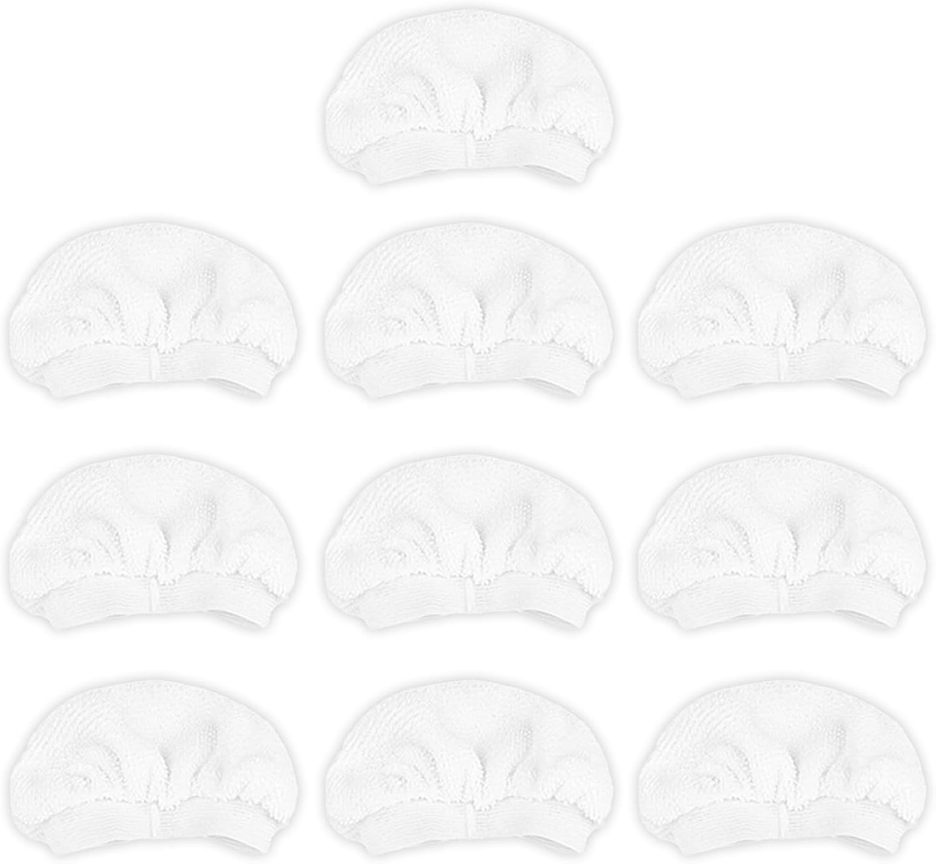 10Pack Microfiber Cloths for Handheld Steam Cleaner Compatible with Bissell Steam Shot, Comforday, PurSteam, Wagner Spraytech, Universal Washable Steam Cleaner Accessories