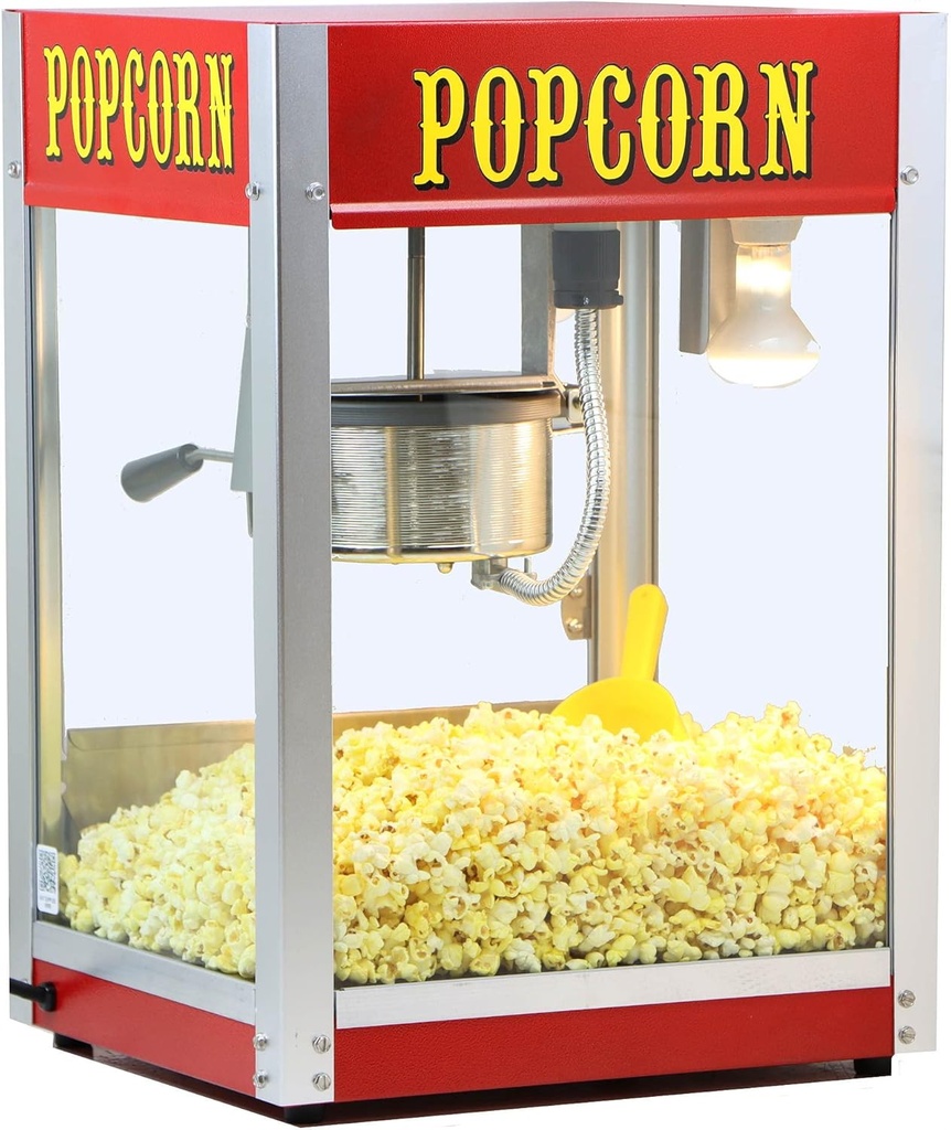 Paragon Theater Pop 4-Ounce Popper Popcorn Machine, Red