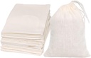 Limko Cotton Bags Muslin Bags Sachet Bag for Home Supplies (3x4 Inch 10 Pack)