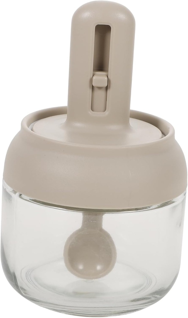 Glass Spice Jar Salt Dispenser Household Kitchen Seasoning Holder Bottle