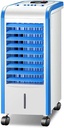 Portable Air Conditioner Cooler Air Conditioner Mobile Without Hose 4 In 1 Portable Single Cold Air Cooler Fan Humidification Water Tank 3L For Home And Office Blue