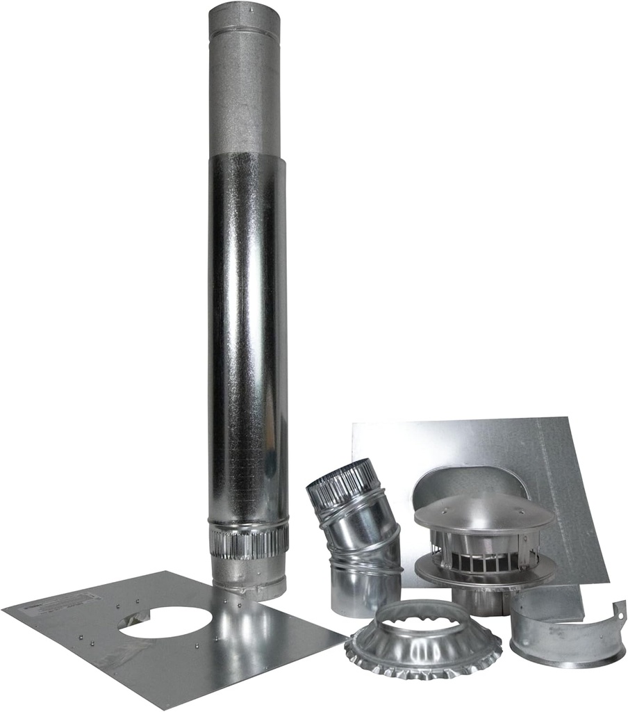 Mr. Heater F102848 4 Inch Vertical Vent Kit for Big Maxx MHU80LP and MHU80NG Unit Heaters,Gray