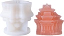 Ice Trays Landmark Building Shape Maker Silicone Mold For Cocktails Whiskeys Soups And Frozens Treat Nonstick Ice Cream Mold
