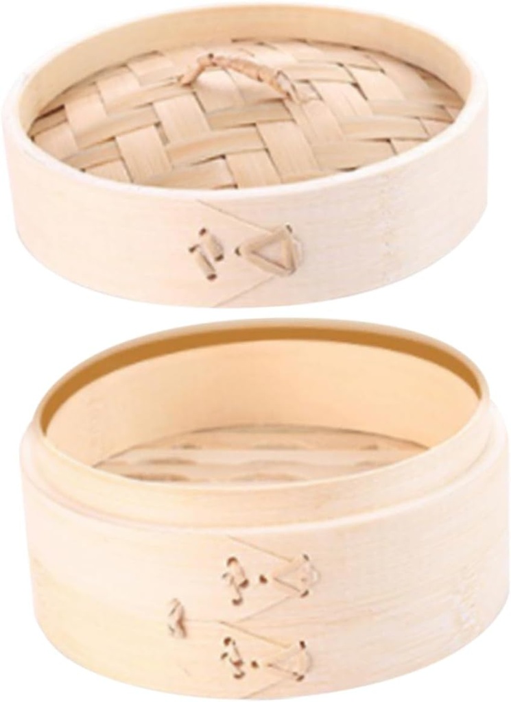 Steamer with Lid High Temperature Resistant Food Steamer Basket for Steaming Vegetables Fish Dumplings and Buns Non Sticky Tool for Kitchen Use