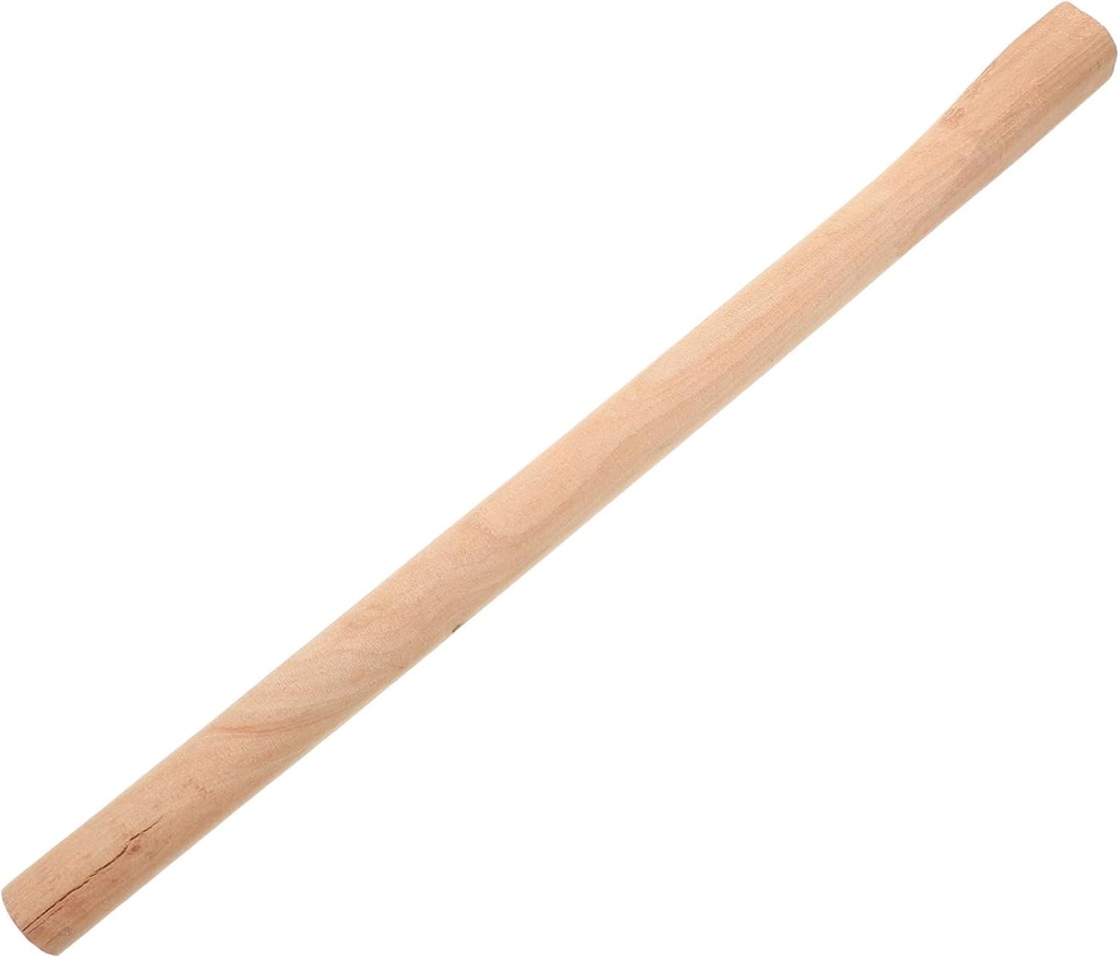 BESPORTBLE Wooden Hoe Handle 50cm Replacement for Garden Landscaping Tools Hardwood Shovel Handle Durable Axe Parts for Gardening and Farming Equipment
