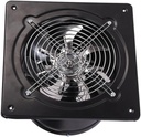 HOMSFOU 40w Exhaust Fan for Kitchen and Bathroom Wall-mounted Ventilation Fan Ultra-quiet Design for Toilets Showers and Living Spaces Easy Installation Black