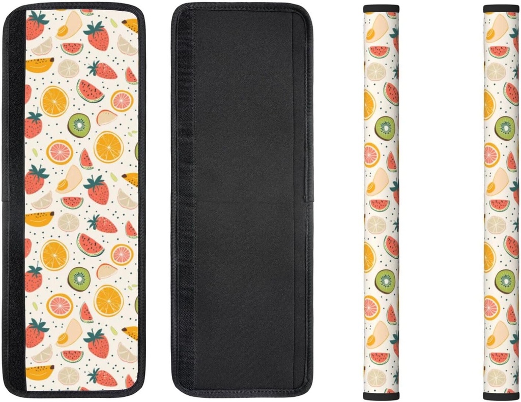 Fruits Orange Strawberry Refrigerator Door Handle Covers Kitchen Appliances Gloves for Microwave Dishwasher Fridge Door Cloth Protector Covers