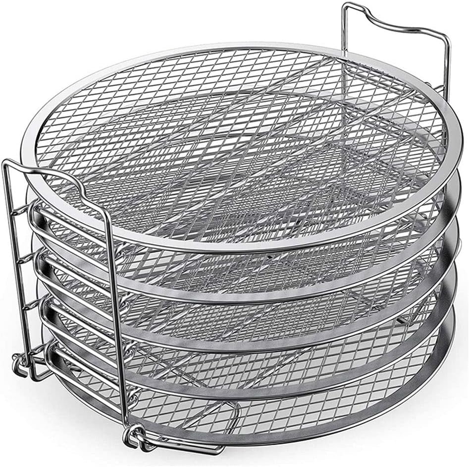 JSEIAJB Dehydrator Rack Stainless Steel Stand Accessories Compatible with for Ninja Foodi Pressure Cooker and Air Fryer