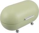 IMIKEYA Vintage Bread Box for Homemade Bread Retro Organizer for Kitchen Counter for Loaves and Snacks Ample Capacity Avocado