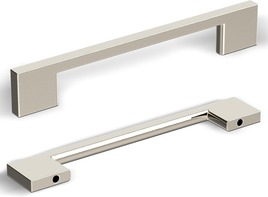 Southern Hills 10 Pack Brushed Nickel Cabinet Handles, Drawer Handles, Drawer Pulls and Knobs, Brushed Nickel Cabinet Pulls, Kitchen Cabinet Door Handles, Cupboard Handles, Kitchen Hardware