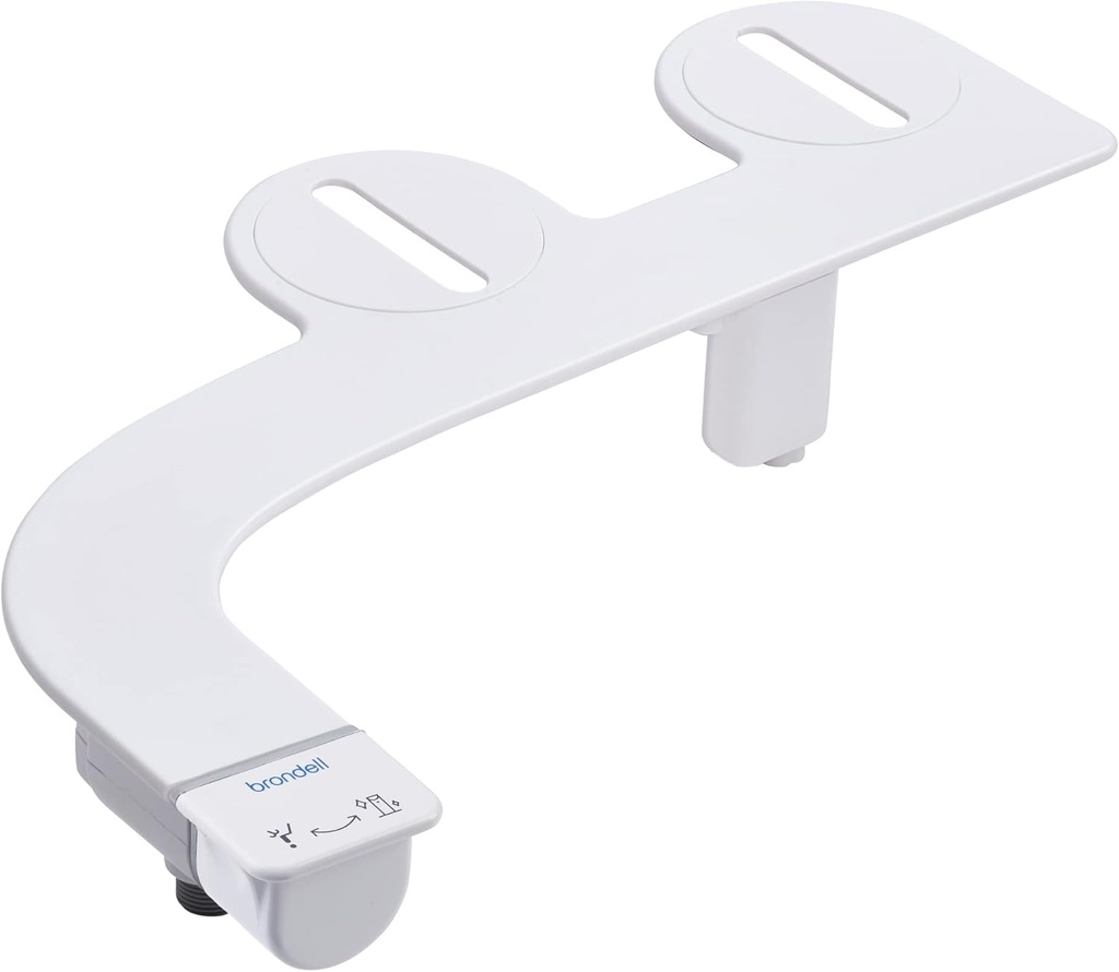 Brondell WS-11 Rinslet Single Nozzle Bidet Attachment, White