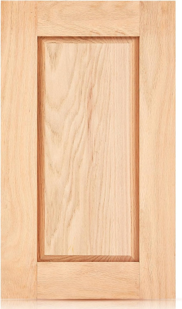 Unfinished Oak Kitchen Cabinet Door Replacement Shaker Cabinet Doors Bathroom Vanity Replacement Doors for Kitchen, Bathroom, Closet(13.25'' W X 22.5'' H)