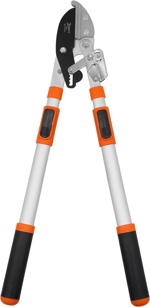 Zenport LRT11-3PK Ratchet Anvil Loppers, 2-Inch Cut, Telescopic 30-Inch To 42-Inch, 3-Pack, Landscape