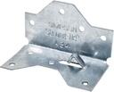 Simpson Strong-Tie A34 1-7/16 in. x 2-1/2in. Galvanized Framing Angle (Pack of 100)