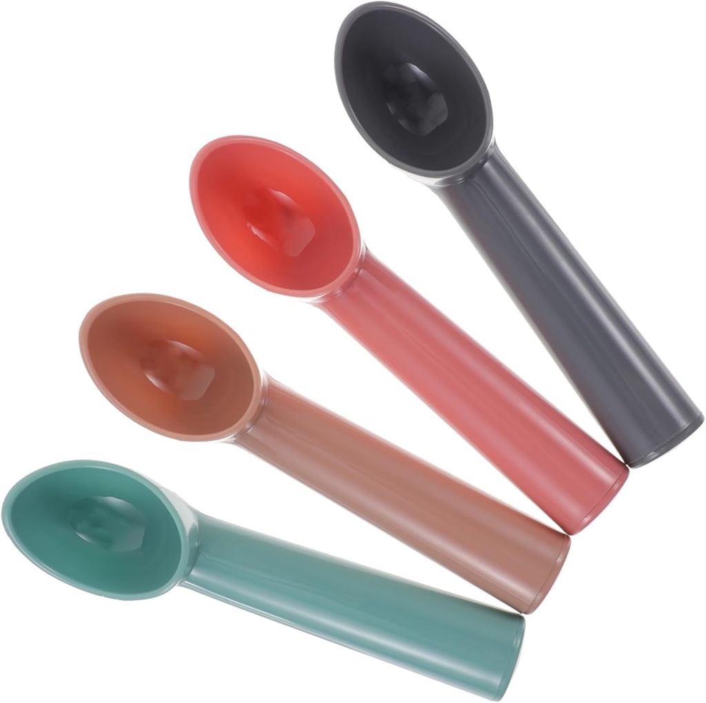 4pcs Melon Baller Scoops Ice Cream Scooper Fruit Ball Maker Ergonomic Material Easy to Clean Kitchen Tool for Home Dessert Shop