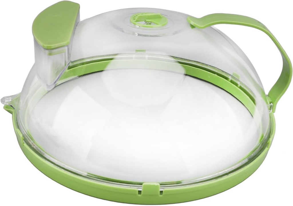 Pilipane Microwave Cover Multipurpose Sealed Splash Proof High Temperature Oven Food Cover Keeps Microwave Clean Accelerates Heating Retains Food Water Made of PC Material