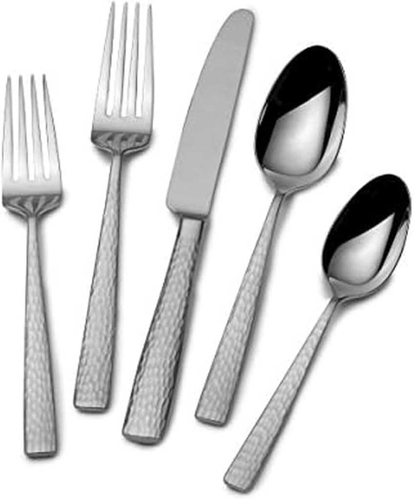 Mikasa 5204880 Oliver 20-Piece 18/10 Stainless Steel Flatware Set, Service for 4
