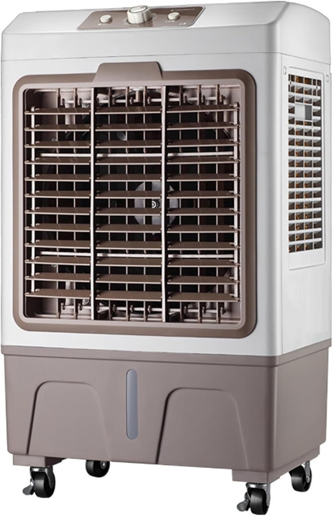 Evaporative Air Cooler Fan, 3-Speed Portable Swamp Coolers, 3 in 1 Cold Air Fan, 45L Large Water Tank, Household Cooler, Powerful Motor for Efficient Cooling