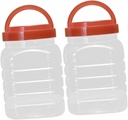 2pcs Sealed Jar Honey Bottle Airtight Lids Candy Jar for Honey Bulk Storage
