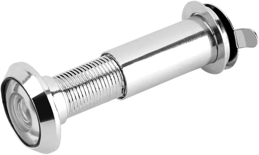 Alvinlite Wide Angle 220-degree Door Viewer with Heavy Duty Peephole for Front Door Rotating Privacy Cover for Home Office Hotel